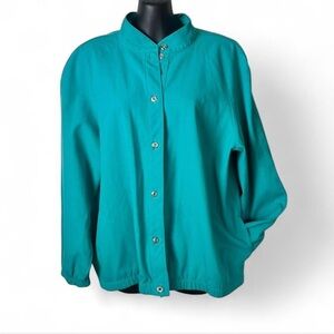 Vintage 1989 TanJay Bomber Jacket Women's 12 Made in Canada